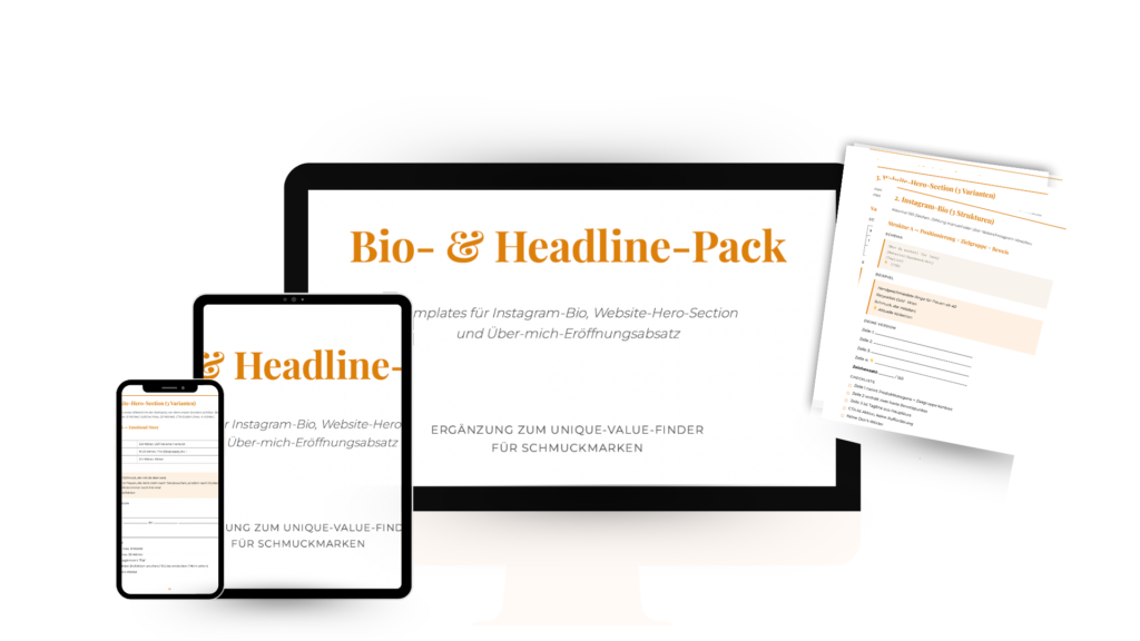 Bio und Headline pack tumbnail